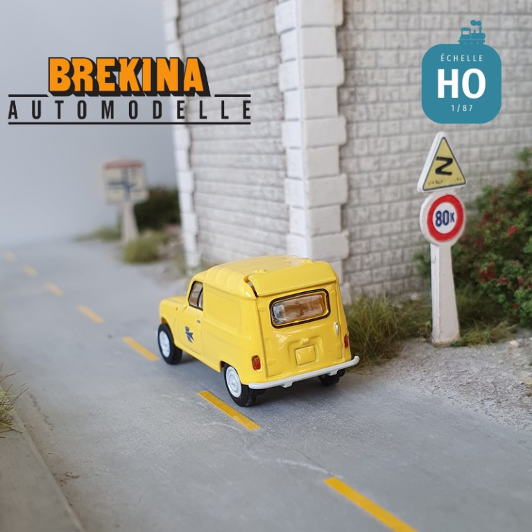 Renault 4L fourgonnette 1961 PTT HO Brekina 2421 - Maketis Renault 4L fourgonnette 1961 PTT HO Brekina 2421 - Maketis