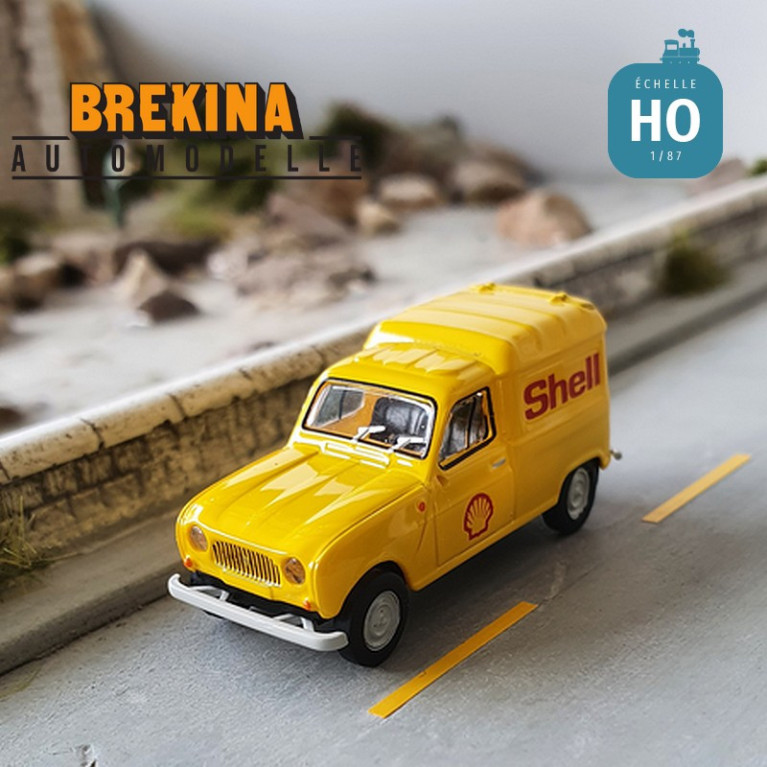 Renault 4L fourgonnette 1961 Shell HO Brekina 2455 - Maketis Renault 4L fourgonnette 1961 Shell HO Brekina 2455 - Maketis