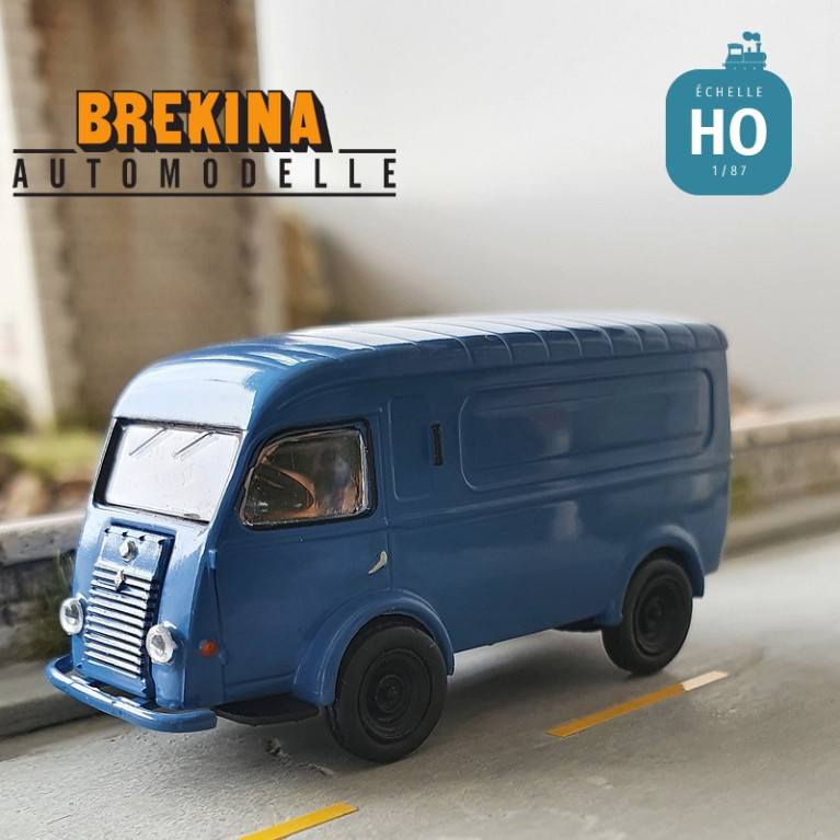 Camionnette Renault 1000 kg 1950 bleu HO Brekina 3780 - Maketis