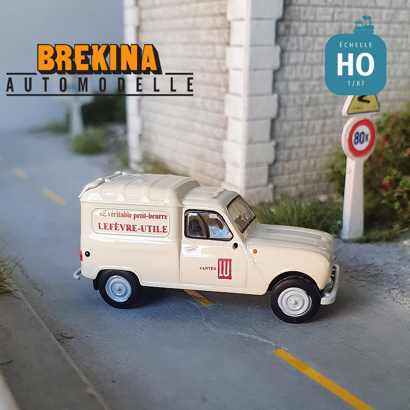 Renault 4L fourgonnette 1961 LU HO Brekina 2451 - Maketis