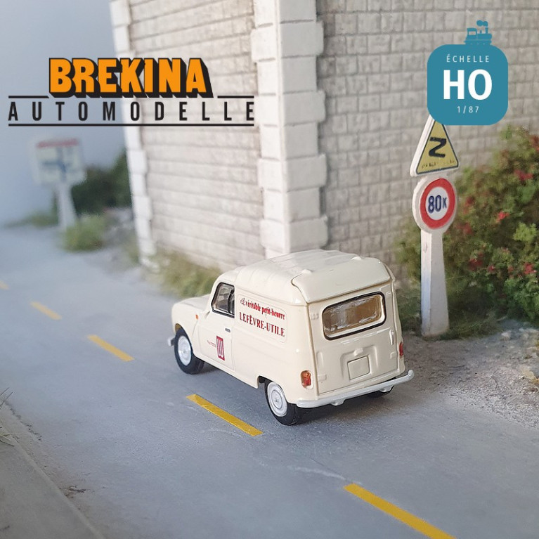 Renault 4L fourgonnette 1961 LU HO Brekina 2451 - Maketis Renault 4L fourgonnette 1961 LU HO Brekina 2451 - Maketis