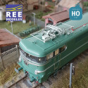 Locomotive électrique BB 9267 Livrée Origine Verte Mistral SNCF EP III Digital son HO REE MB-081S - Maketis