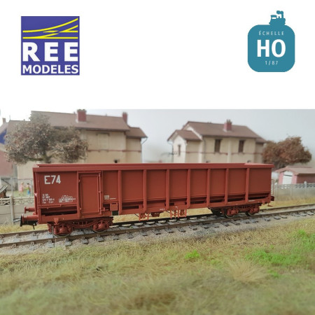 Wagon Tombereau FAS Bogie Y25 SNCF EP V HO REE WBSE-013 - Maketis