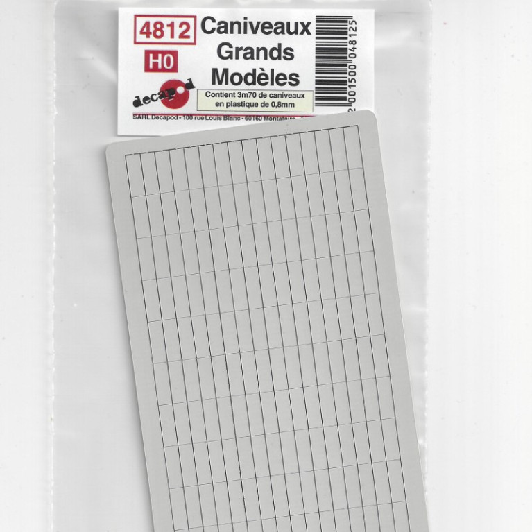 Caniveaux grands modèles HO Decapod 4812-Maketis Caniveaux grands modèles HO Decapod 4812-Maketis