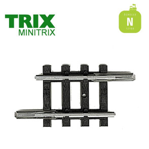 Rail droit 104,2 mm Code 80 N Minitrix 14904-Maketis