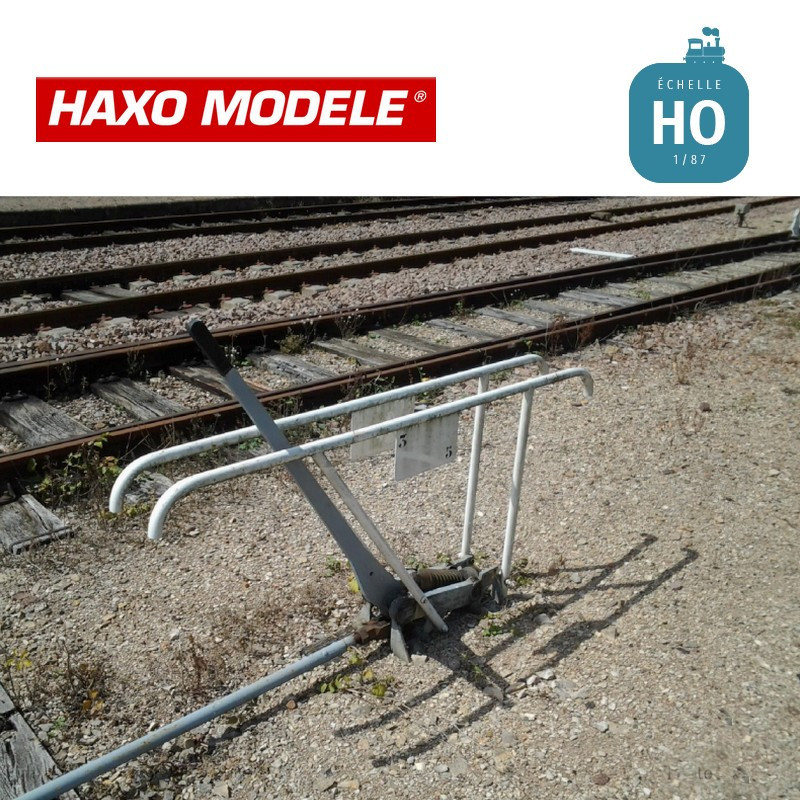 Levier d'aiguillage type TR Saxby 2eme type HO Haxo Modèle HM45053 - Maketis