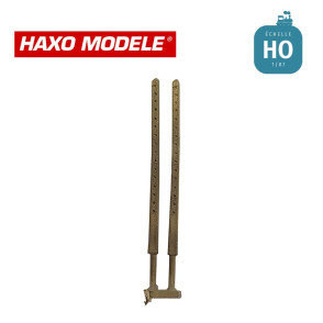 Poteaux pour panneaux fixes 4 pcs HO Haxo Modèle HM45038  - Maketis