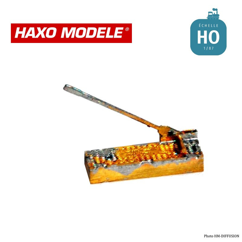 Levier d'aiguillage SEI spécial embranchement industriel 2 pcs HO Haxo Modèle HM45054  - Maketis