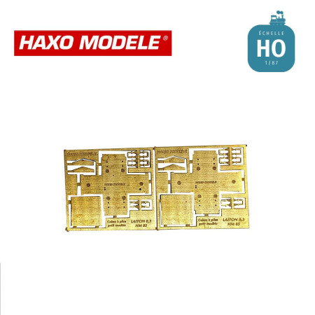 Caisse à piles petit modèle 2 pcs HO Haxo Modèle HM45005  - Maketis