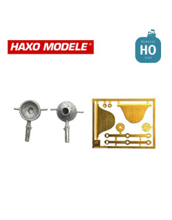 Projecteur complément pylône ou sur bâtiments 2 pcs HO Haxo Modèle HM45020