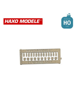 Cendriers pour compartiment voitures voyageurs 2 modèles HO Haxo Modèle HM44111