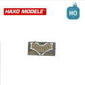 Plaque frontale CAPITOLE ancienne HO Haxo Modèle HM44163 - Maketis