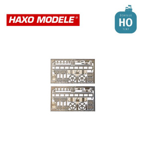 Planches accessoires wagons (x2) HO Haxo Modèle HM44185-Maketis