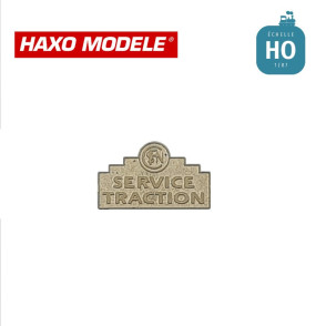 Panneau "Service traction" spécial dépôt HO Haxo Modèle HM45047  - Maketis