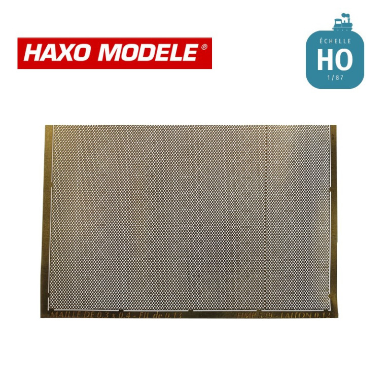 Grillage maille losange 0.35 x 1mm fil 0.12mm HO Haxo Modele HM00179 Grillage maille losange 0.35 x 1mm fil 0.12mm HO Haxo Modele HM00179