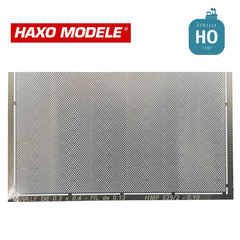 Grillage maille losange 0.35 x 1mm fil 0.12mm HO Haxo Modèle HM00181 Grillage maille losange 0.35 x 1mm fil 0.12mm HO Haxo Modèle HM00181