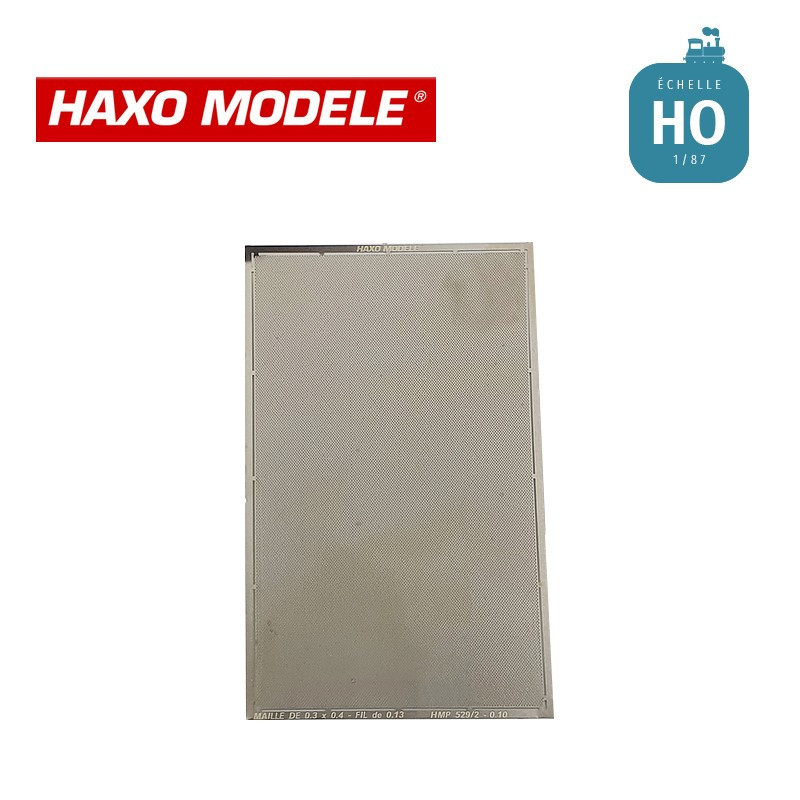 Grillage maille losange 0.35 x 1mm fil 0.12mm HO Haxo Modèle HM00181