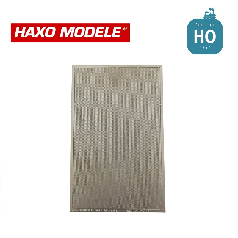 Grillage maille losange 0.30 x 0,4mm fil 0.13mm HO Haxo Modèle HM00182