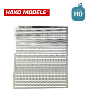 Assortiment bandes rivetées divers diamètres et largeurs en maillechort HO Haxo Modèle HM00183  - Maketis