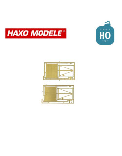 Porte wagon couvert OCEM 2 pcs HO Haxo Modèle HM44077  - Maketis