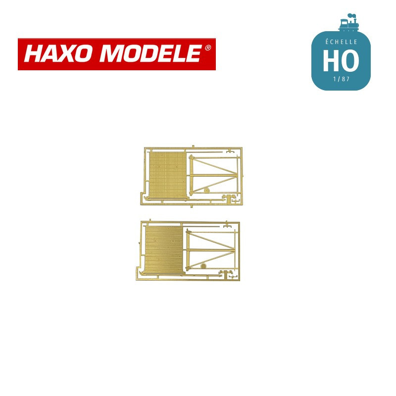 Porte wagon couvert OCEM 2 pcs HO Haxo Modèle HM44077  - Maketis