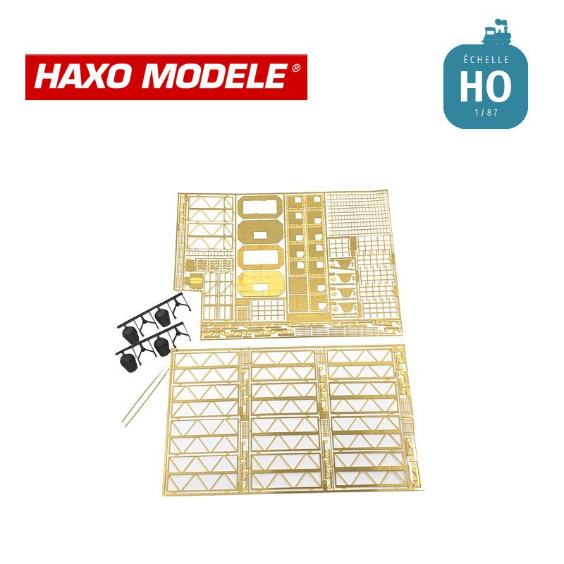Pylône d'éclairage unifié dépôt ou gare marchandise HO Haxo Modèle HM45014  - Maketis