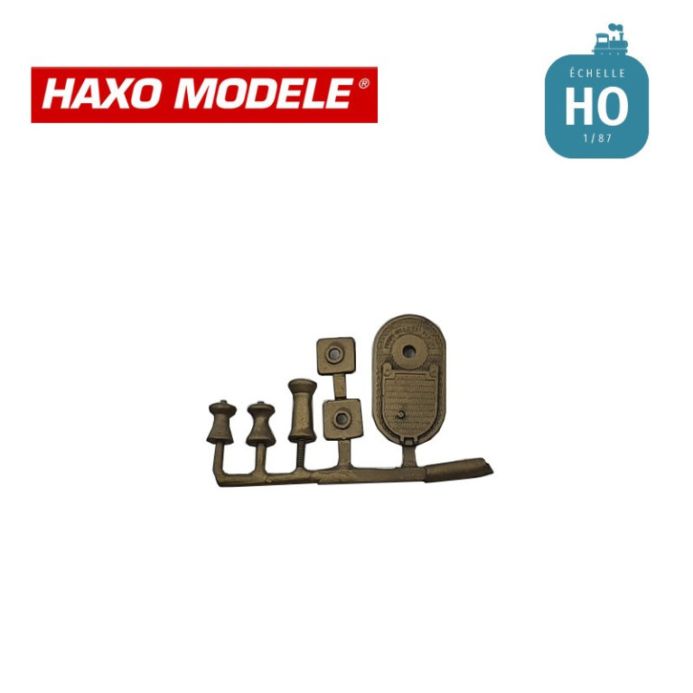 Cabestan électrique + 2 poupées mobiles HO Haxo Modèle HM45023-Maketis