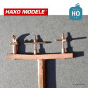 Renvoi d'angle ou rattrapage d'alignement transmission rigide HO Haxo Modèle HM45037 - Maketis