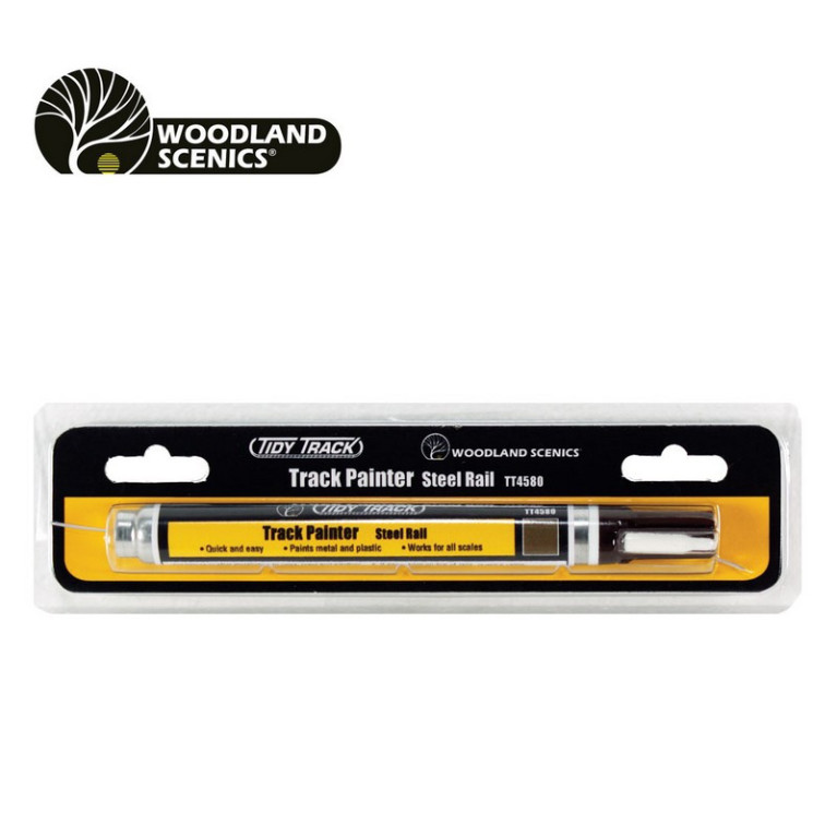Feutre de peinture pour rails couleur acier Woodland Scenics TT4580-Maketis Feutre de peinture pour rails couleur acier Woodland Scenics TT4580-Maketis