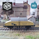 Wagon laitier châssis noir caisse "beurre frais" citerne "inox" SNCF Ep IIIbc HO Novateur Modèles 50003 - Maketis