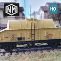 Wagon laitier châssis brun caisse et citerne "beurre frais" SNCF Ep IIIcd HO Novateur Modèles 50008 - Maketis