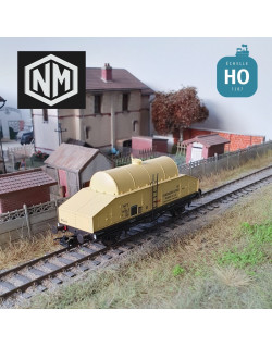 Wagon laitier châssis brun caisse et citerne "beurre frais" SNCF Ep IIIcd HO Novateur Modèles 50006