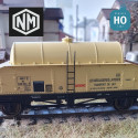 Wagon laitier châssis brun caisse et citerne "beurre frais" SNCF Ep IIIcd HO Novateur Modèles 50006 - Maketis
