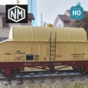 Wagon laitier châssis rouge caisse et citerne "beurre frais" SNCF Ep IIId HO Novateur Modèles 50007 - Maketis