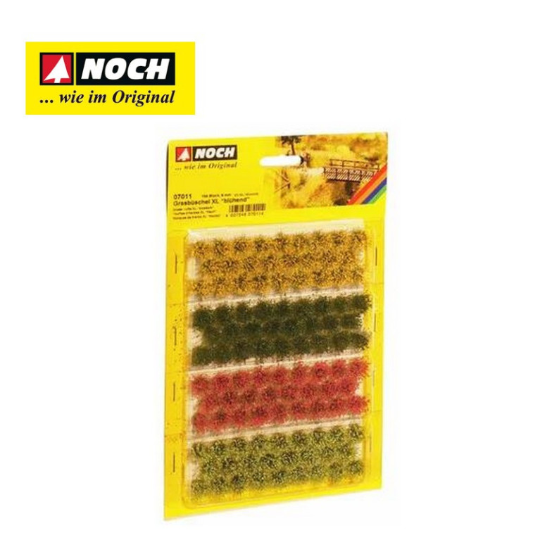Touffes d'herbes XL 9mm "Fleuri" Noch 07011 - Maketis Touffes d'herbes XL 9mm "Fleuri" Noch 07011 - Maketis