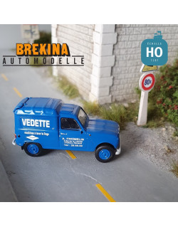 Renault 4 fourgonnette Vedette HO Brekina 2425 - Maketis