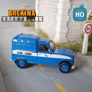 Renault 4 fourgonnette Alpine Renault HO Brekina 2456 - Maketis