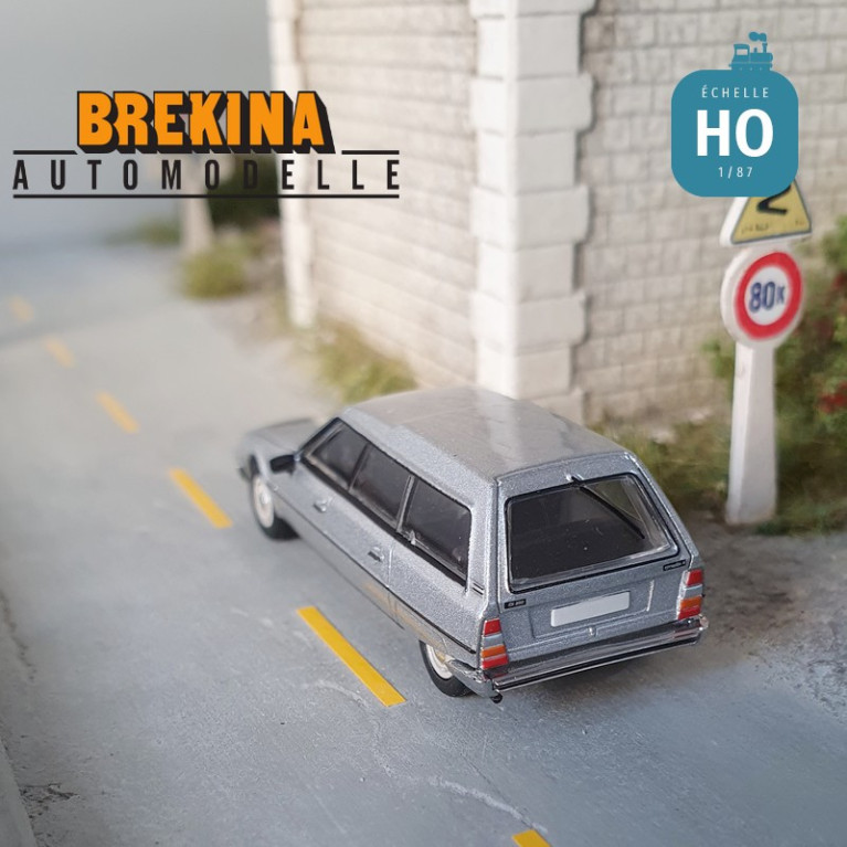 Citroën CX série 1 break 1976 gris métallisé HO Brekina 2495 - Maketis Citroën CX série 1 break 1976 gris métallisé HO Brekina 2495 - Maketis