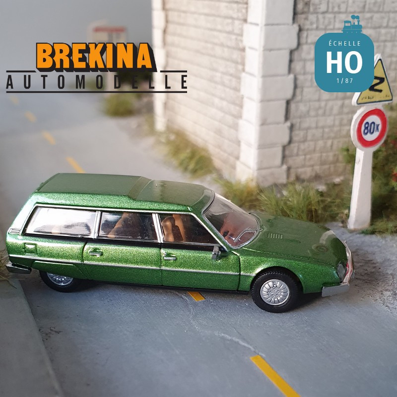 Citroën CX série 1 break 1976 vert HO Brekina 2497 - Maketis