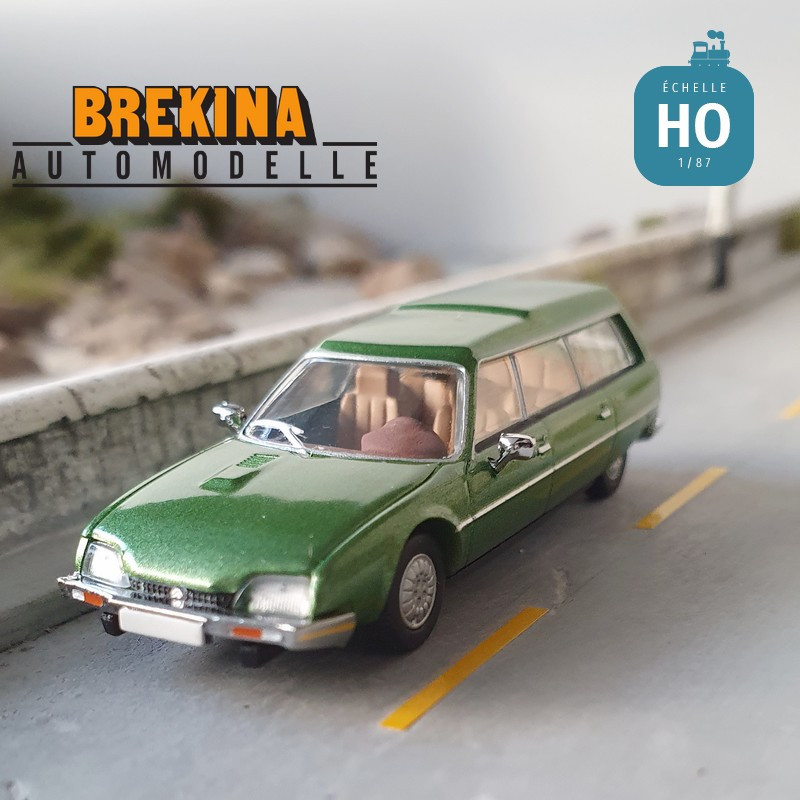 Citroën CX série 1 break 1976 vert HO Brekina 2497 - Maketis