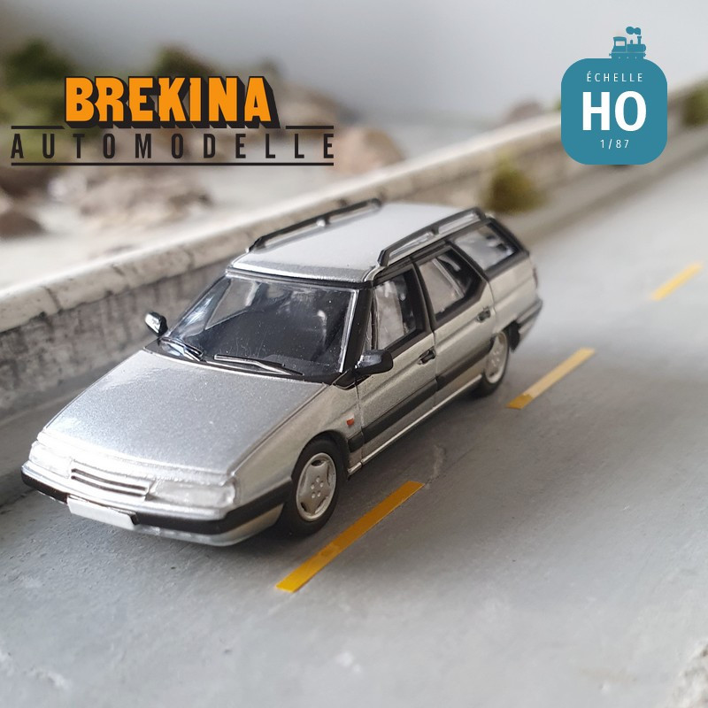 Citroën XM break gris argent métallisé HO Brekina 3041 - Maketis