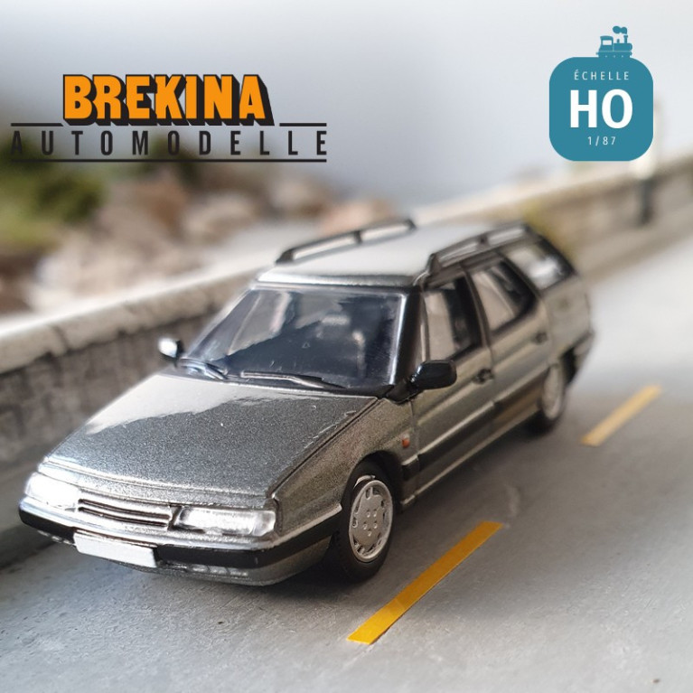 Citroën XM break gris anthracite métallisé HO Brekina 3042 - Maketis