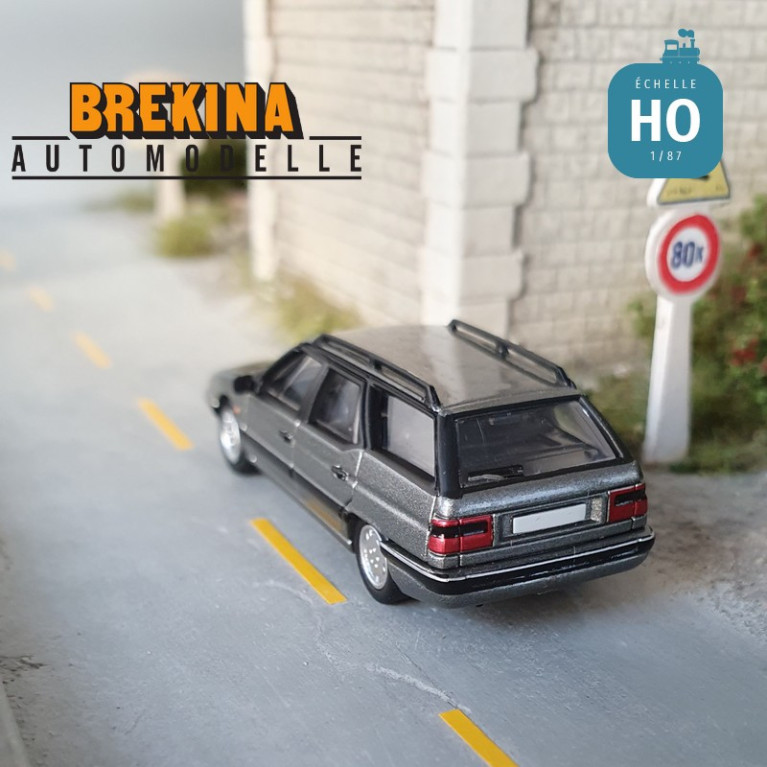 Citroën XM break gris anthracite métallisé HO Brekina 3042 - Maketis