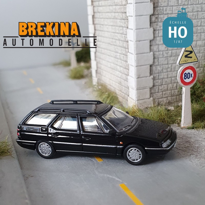 Citroën XM break noir métallisé HO Brekina 3043 - Maketis