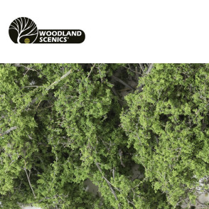 Feuillage à feuilles fines vert moyen Woodland Scenics F1131 - Maketis