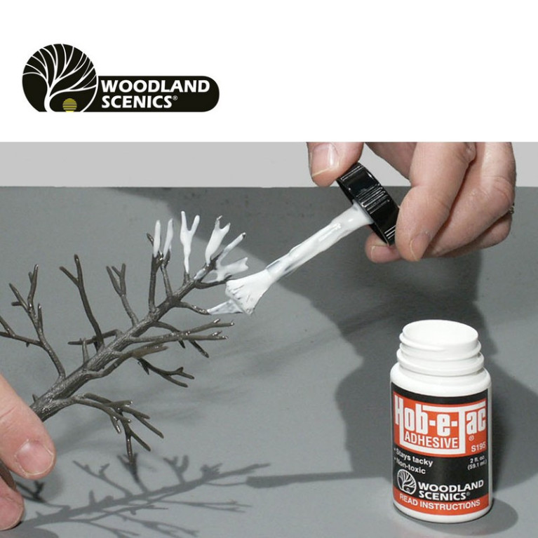 Colle flocage arbres Hob-e-tac Woodland Scenics S195 - Maketis Colle flocage arbres Hob-e-tac Woodland Scenics S195 - Maketis