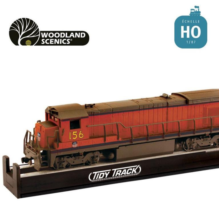 Banc de nettoyage pour locomotive HO Roto Wheel Cleaner Woodland Scenics TT4561 - Maketis