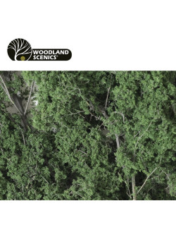 Feuillage à feuilles fines vert foncé Woodland Scenics F1130-Maketis