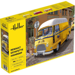 Utilitaire Renault Estafette Highroof 1/24 Heller 80740-Maketis