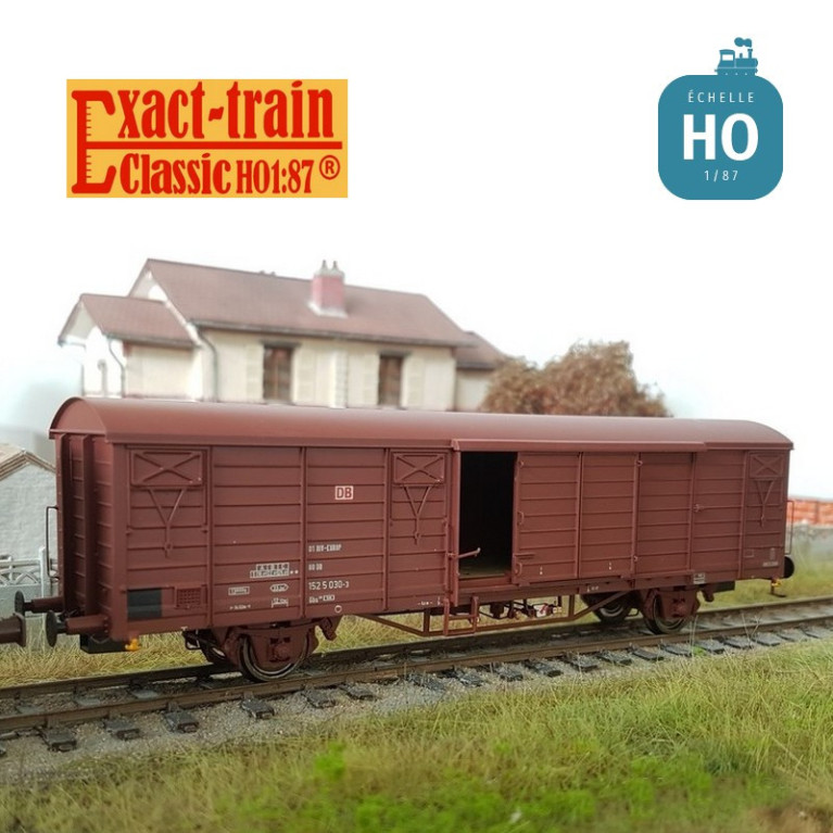 Set de 2 wagons couverts DB Gbs 258 et 264 Ep V HO Exact-train EX20494 Set de 2 wagons couverts DB Gbs 258 et 264 Ep V HO Exact-train EX20494
